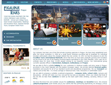 Tablet Screenshot of excaliburtours.cz